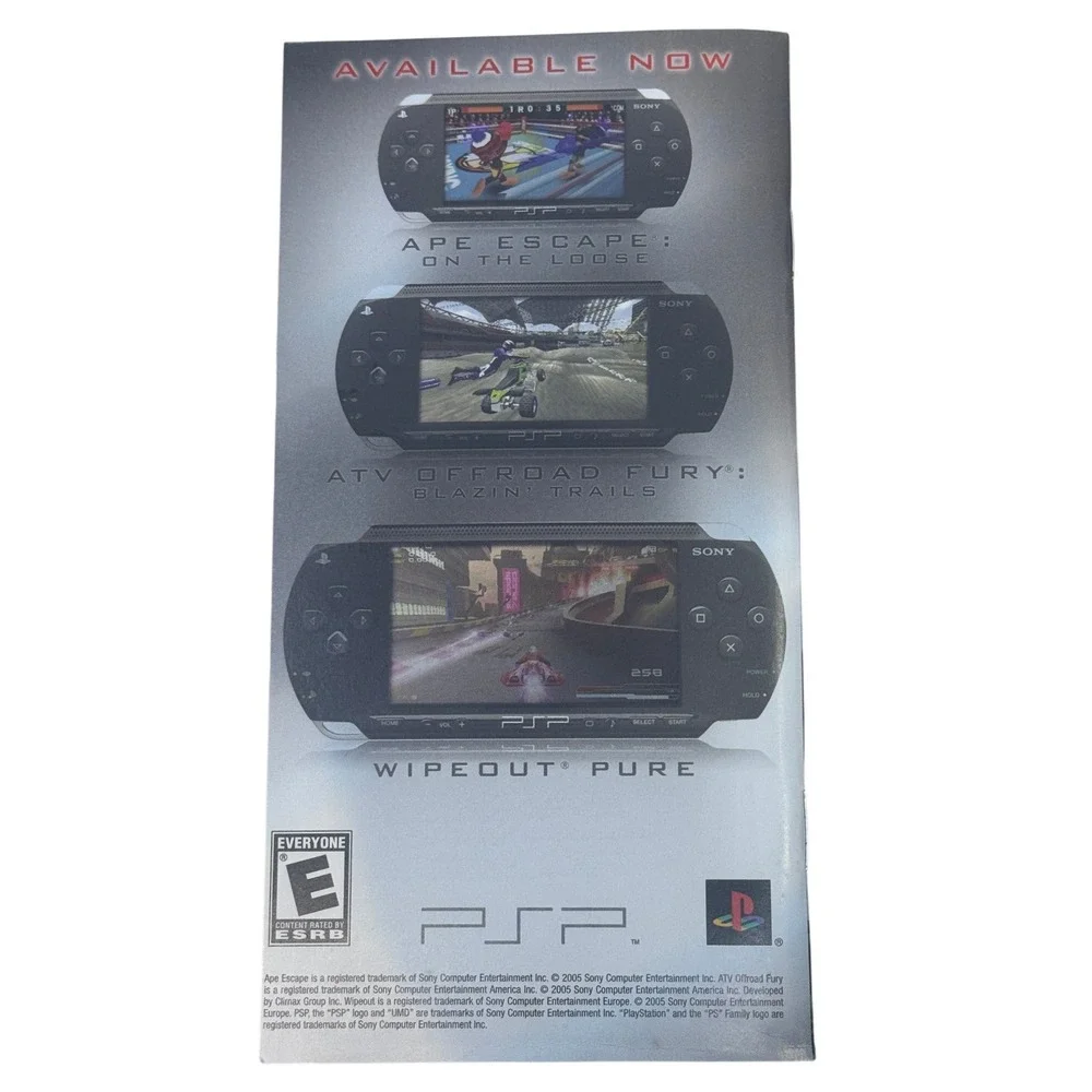 Hot Shots Golf Open Tee‎ Sony PSP Instruction Manual Only 2005 UCUS-98604